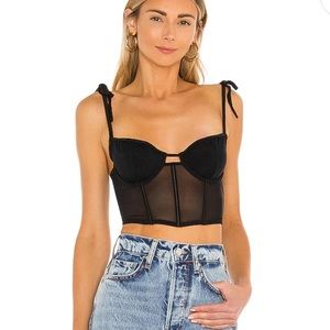 NWT Femme Bustier in Black